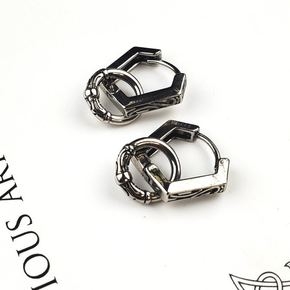 Small Ring Hoop Earrings for Men / Earrings Women , Men / Trend Jewelry